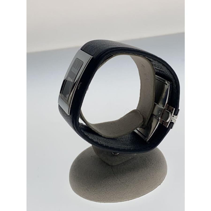 GUCCI 7800L Black Case Size 3.3 ×2.4cm Band Size 15cm Used