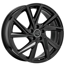 ALUFELGE MSW MSW 80-5 FUR VOLKSWAGEN GOLF VI 7X17 5X112 GLOSS BLACK HVO
