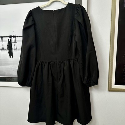 velvet mini dress with sleeves Brigette Bow Velvet Mini Dress