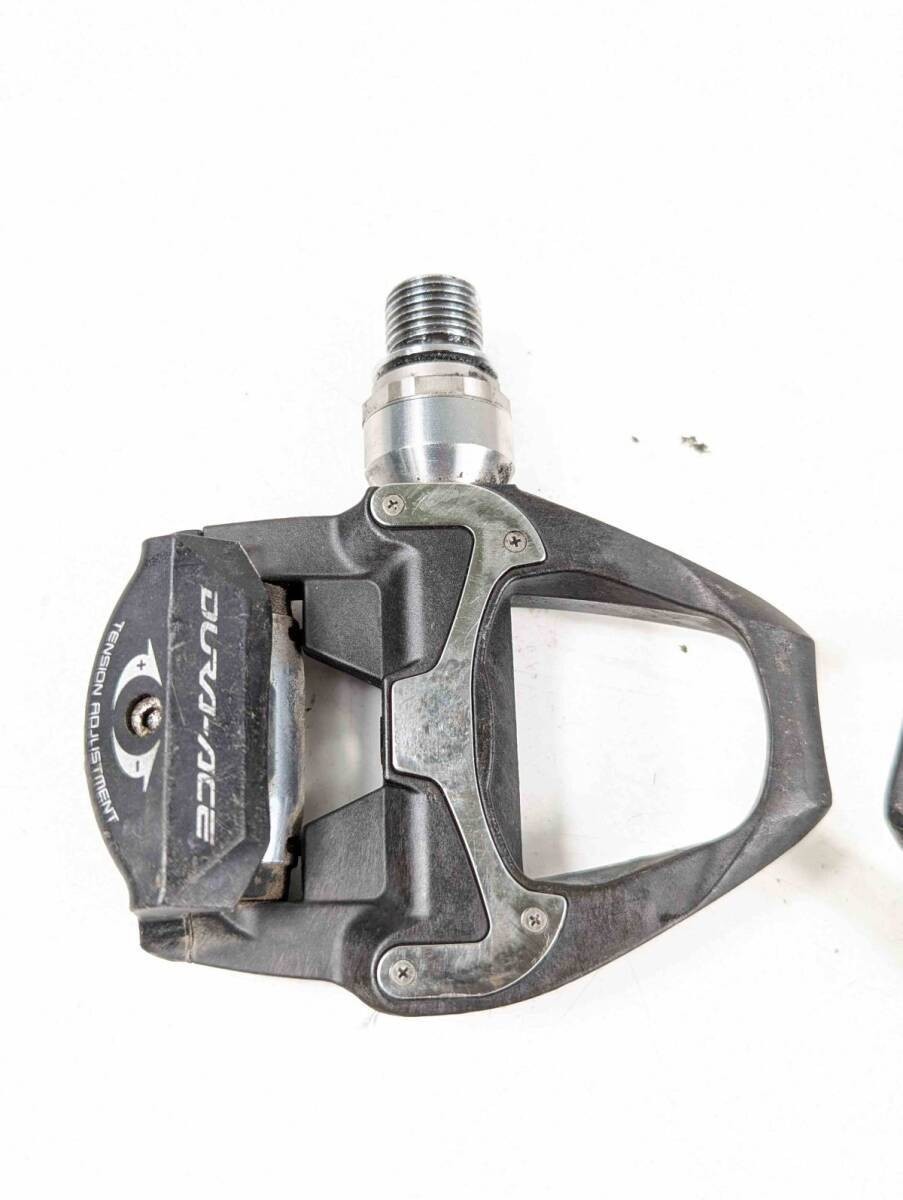 パーツ SHIMANO DURA-ACE PD-9000 Shimano Dura Ace PD-9000 Pedal Axle Assembly for 4mm Longer