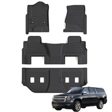 Floor Mats For 2015-2020 Chevy Suburban Only 7 Seats 2nd Row Bucket Seats ... Floor Mats For 2015-2020 Chevy Suburban Only 7 Seats 2nd Row Bucket Seats ...