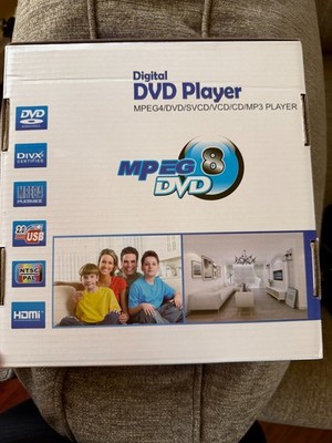 Digital DVD Player MPEG8 DVD New In Box - Multiple MPEG4 / DVD / SVCD / VCD / CD