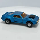 Matchbox Lesney Superfast No 9 AMX JAVELIN 1972 Blue Silver painted base