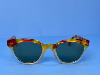 VTG WILLSON Sunglasses Frames Green Tint Lens USA 1950-60's