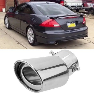 Exhaust Pipe Tip Rear Tail Throat Muffler Stainless For Acura Tsx Integra