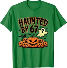 Funny Ghost and Pumpkin Halloween Costume Design Fun Unisex T-Shirt
