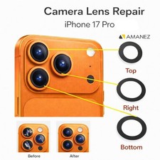 For Apple iPhone 17 Pro Back Camera Glass Lens Cover Replacement
