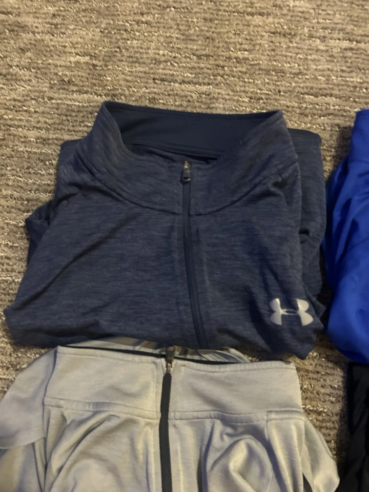 Under Armour Mens Lot of 8 Athletic 1/4 Zip Pullovers Size XXL 2XL Loose - Image 2 of 4
