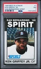1988 BEST SAN BERNARDINO SPIRIT PLATINUM #1 KEN GRIFFEY JR. PSA 7