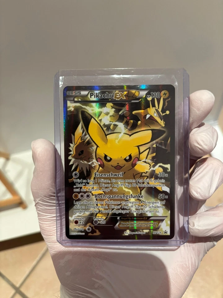 Pokemon Pikachu EX – XY124 Promo – Deutsch Near mint - Sammlung 2016 - Bild 3 von 4