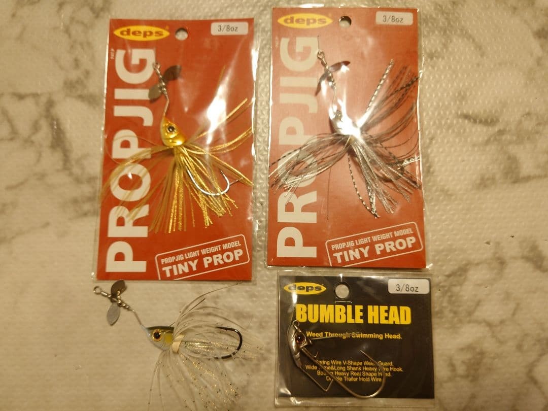 Fishing Lure deps B Custom Prop Jig Bumble Head Jig Spinner Deps - Image 3