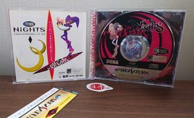 Nights Into Dreams + SPINE Sega Saturn 1996 W/ Manual GS-9046 NTSC-J FREE SHIP