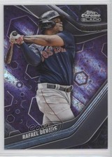2023 Topps Chrome Black Purple Mini-Diamond Refractor /150 Rafael Devers #15 0c6