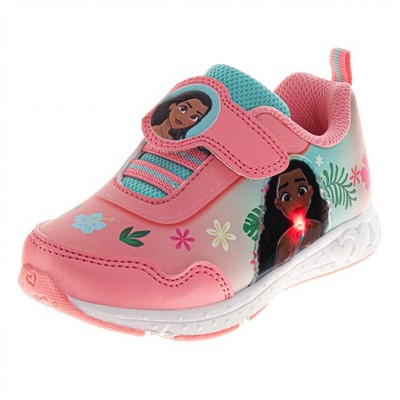 Disney Moana Floral Girl's Sneakers Pink