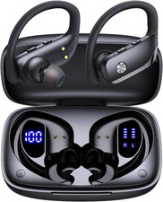 Wireless Earbuds Bluetooth Headphones over Ear Hooks Ear Buds with 80H Playtime,