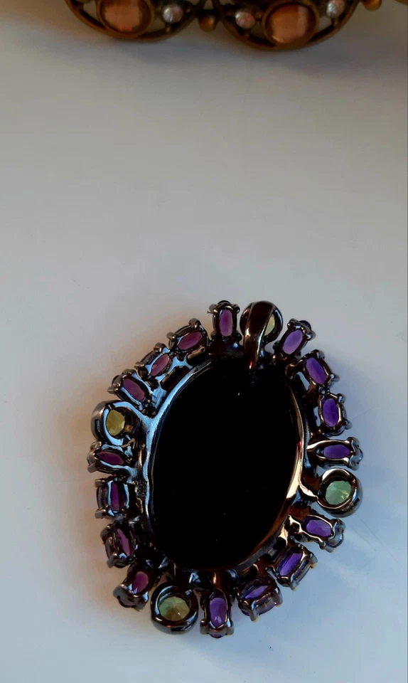 Edelstein Silberanhänger°. - Bild 4 von 4