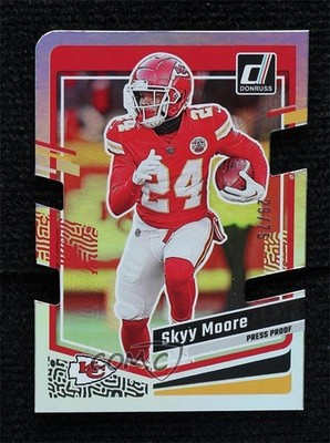 2023 Panini Donruss Press Proof Silver Die-Cut 29/75 Skyy Moore #150 0lj0