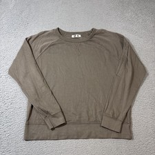 NWOT American Giant Women's XL Brown Made in USA Crewneck Pullover Sweatshirt