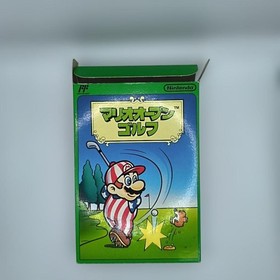 [Good condition] 1991 with box explanation Mario Open Golf Famicom FC Nintendo