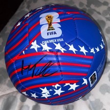 Malik Tillman Signed 2026 World Cup Soccer Ball USA With Exact Proof