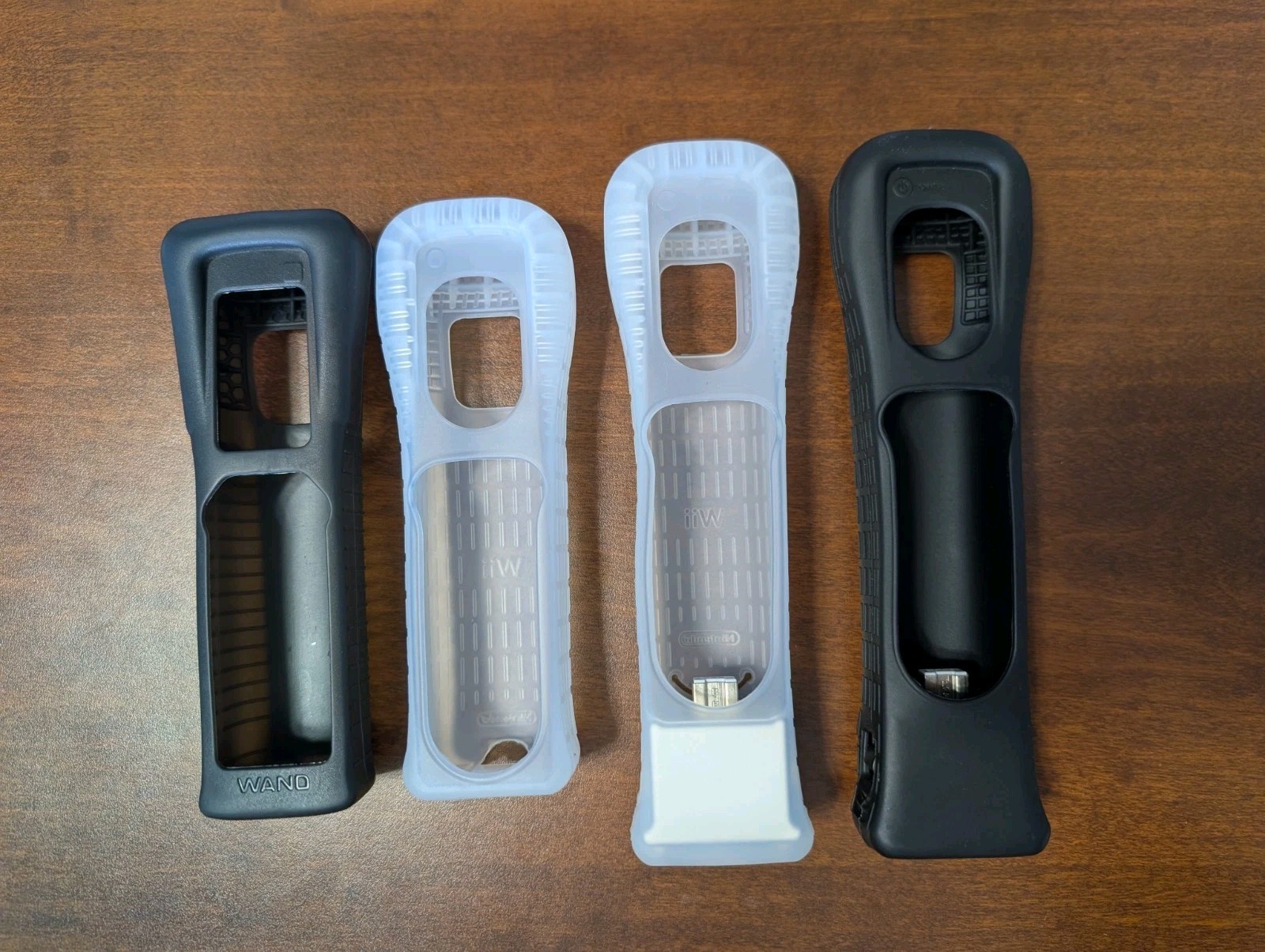 Lot of 2 Official Nintendo Wii Motion Plus Adapters RVL-026 + Silicone Grips