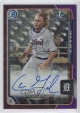 2015 Bowman Draft Chrome Pick Purple Refractor /250 Cam Gibson #BCA-CG Auto 0w3