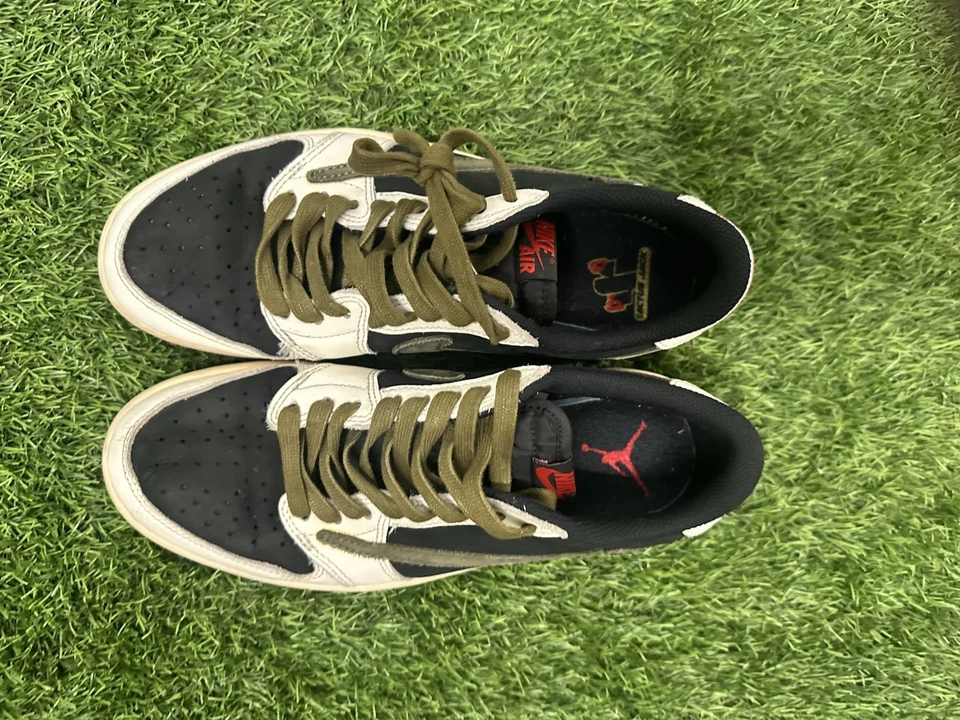 Jordan 1 Retro OG x Travis Scott Bajo Oliva - Talla 7.5w/6m Foto 3 de 4