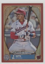 2021 Topps Gypsy Queen Box Topper Chrome Red Refractor 9/25 Juan Soto #54 2s2