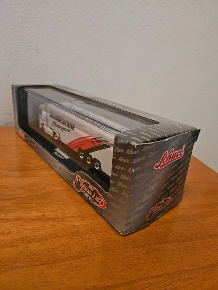 RARE Schuco 1/87 Limited Edition Bridgeston Motorsport truck - Immagine 2 di 4