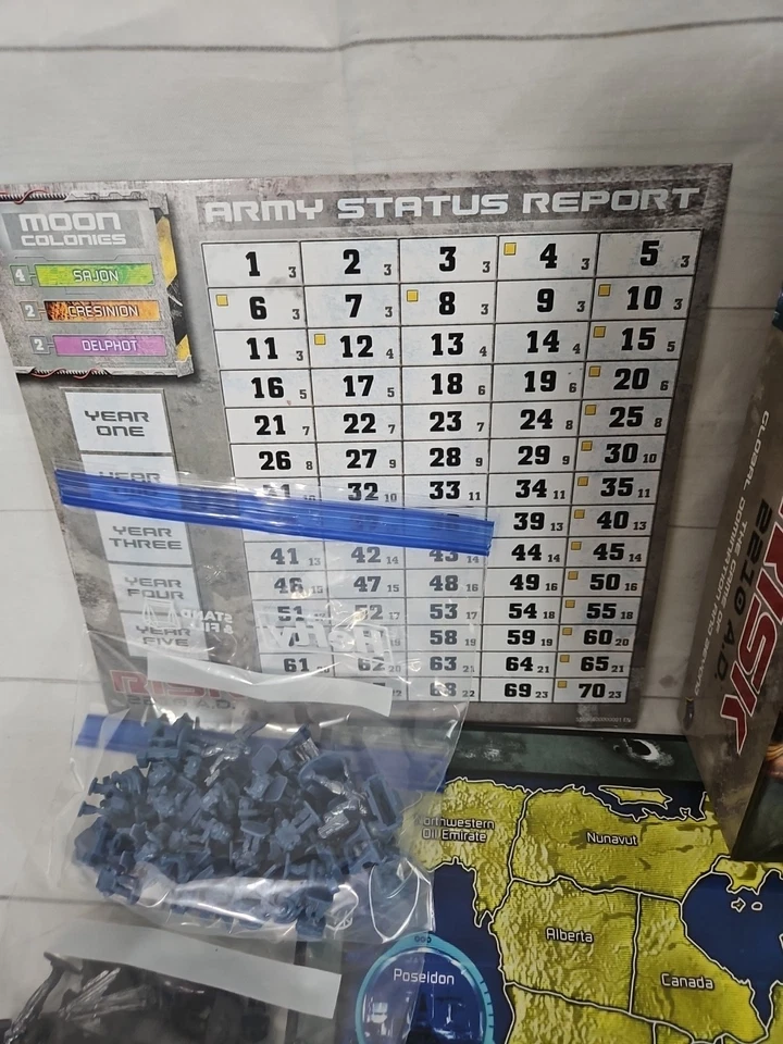 Risk 2210 AD Board Game 2007 - Avalon Hill Hasbro - Complete - Sci Fi Strategy - Image 2 of 4