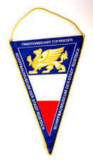 Wimpel aus der DDR ... vermutlich 70er Jahre ... Schiffbaumuseum Rostock