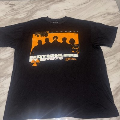 Motionless In White Band Picture Graphic Black/Orange Tee Shirt Size XL