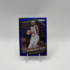 2025 WNBA Panini Prizm Myisha Hines-Allen Blue Velocity Prizm #96