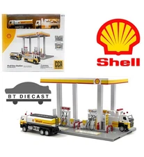 CCA SHELL GAS STATION PLAYSET with VOLVO OIL TANKER & TOW TRUCK 1/64 67277 EA(S)