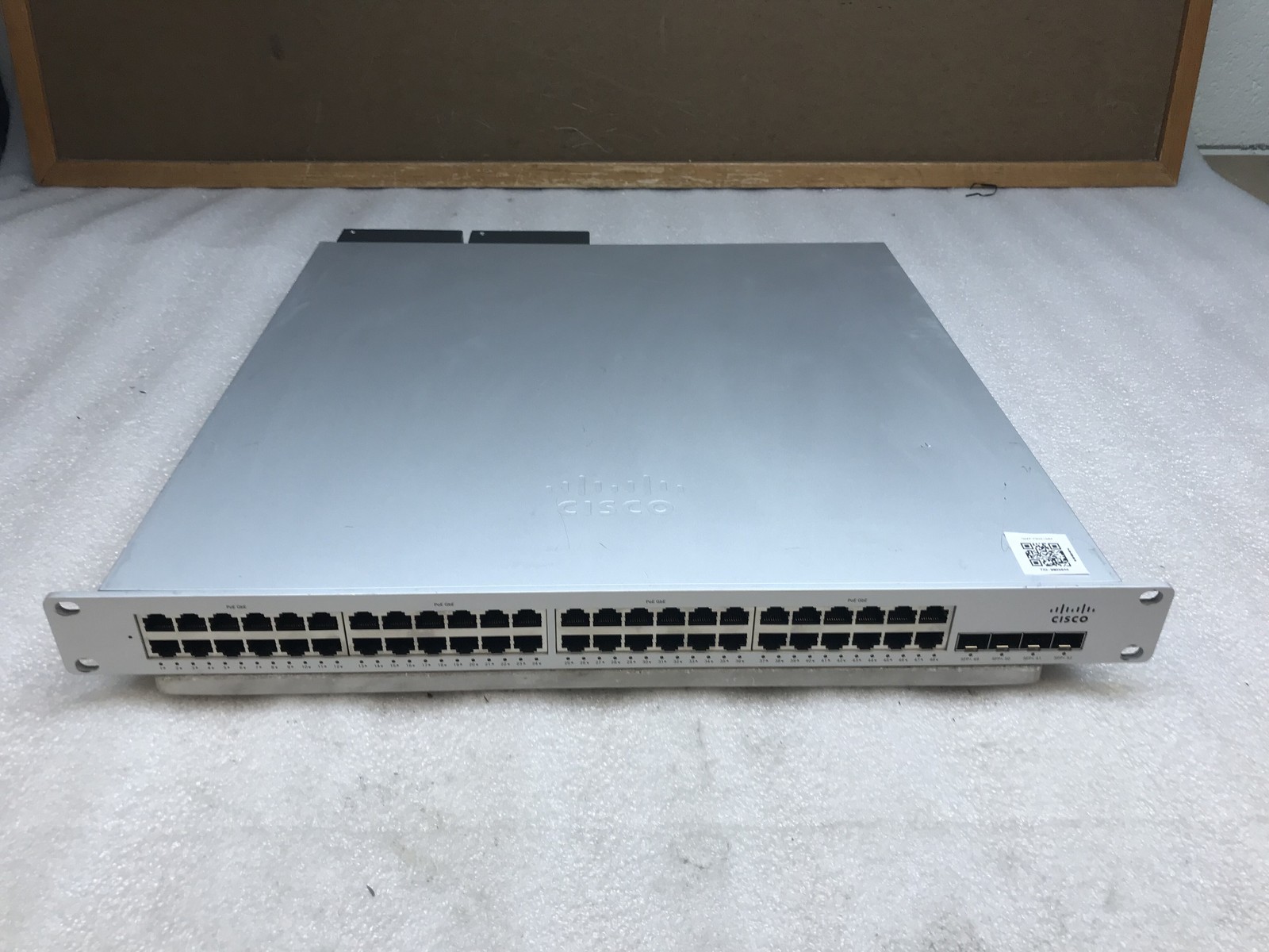 Cisco Meraki MS350-48FP 48-Port Gigabit Ethernet Switch PoE Dual PSU Unclaimed