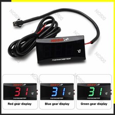 For KOSO Motorcycle Thermometer Instruments Temp Temperature Digital Display New