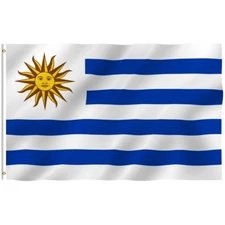 Anley Fly Breeze 3x5 Foot Uruguay Flag - Uruguayan Flags Polyester