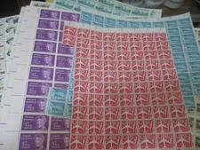 MNH  FULL GUM , US Postage Stamps, all different,LOT OF 100  1940s-1980s