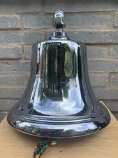 Vintage Bell US Military Bronze 20lb Nautical Ship 1955-56 &ldquo;THE GET WELL BELL&rdquo;