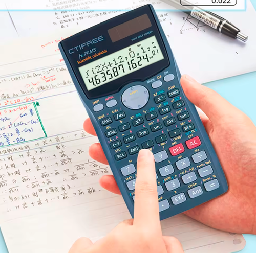 Scientific Calculator FX-991MS College Middle School Math 401 Functions - Black - Picture 6 of 8