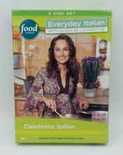 Food Network Everyday Italian with Giada De Laurentiis Celebrate 3 Disc Set Used