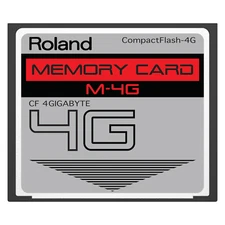 4GB Roland M-4G CompactFlash CF Memory Card for V-Synth, TD-20, Fantom X6, X7, +