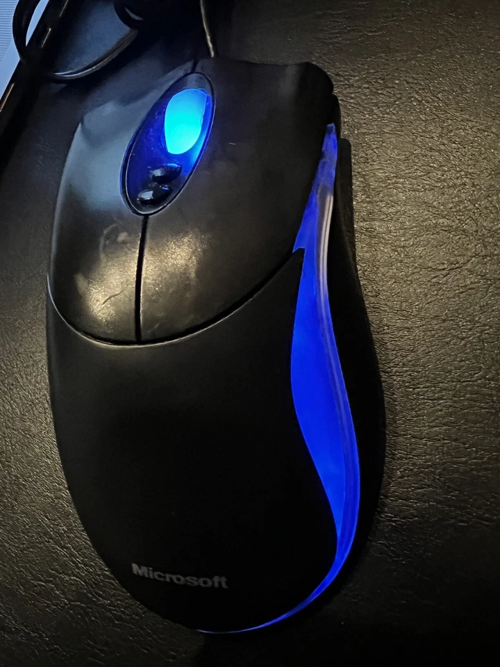 Microsoft Habu Laser Gaming Mouse 2006 Razer Precision 2000 DPI 7 Buttons RARE - Image 4 of 4