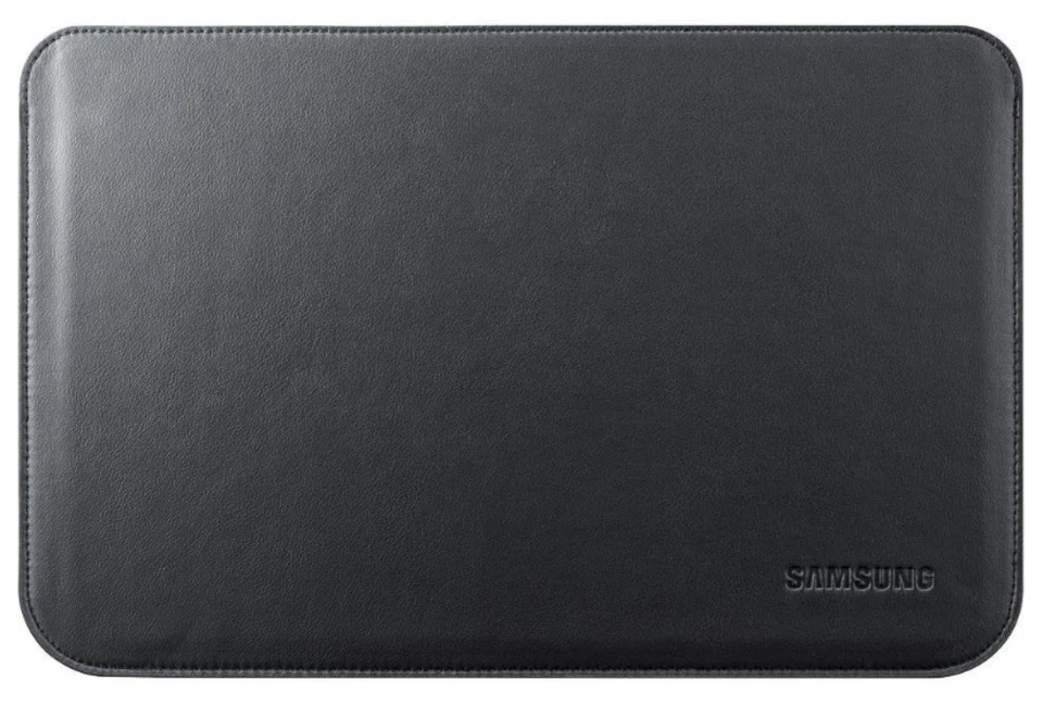 NUEVO OFICIAL Samsung Galaxy Tab 10.1" NEGRO Funda Cuero Estuche de Viaje 1B1LBECXAR Foto 2 de 3