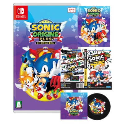 Switch Sonic Origins Plus + Coaster [Korean Version] English +