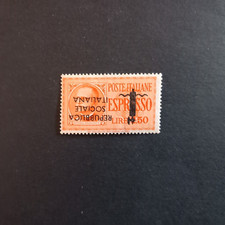 RSI 1944/ ESPRESSO - 2,50 LIRE ARANCIO VARIETA' TIRAT. DI TORINO, LING. MH*