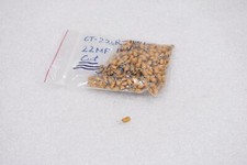 TANTALUM CAPACITORS CUT 22 MF, 16 VOLT LOT OF 365