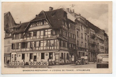 STRASSBURG - Elsass - Niederrhein - CPA 67 Restaurant E.VOGEL Oiseau de France PUB