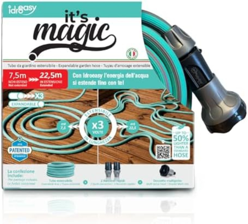 Magic Soft Smart 15m: la Canna dell'Acqua Leggera che non si Annoda