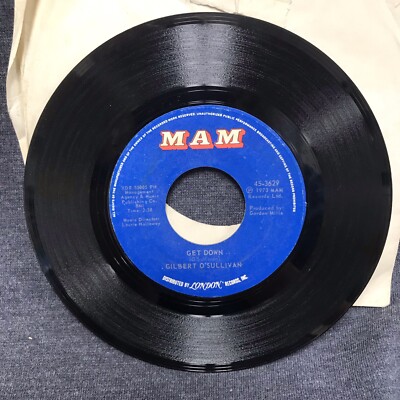 GILBERT O'SULLIVAN A Very Extraordinary Sort Of Girl / Get Down 7'' 45